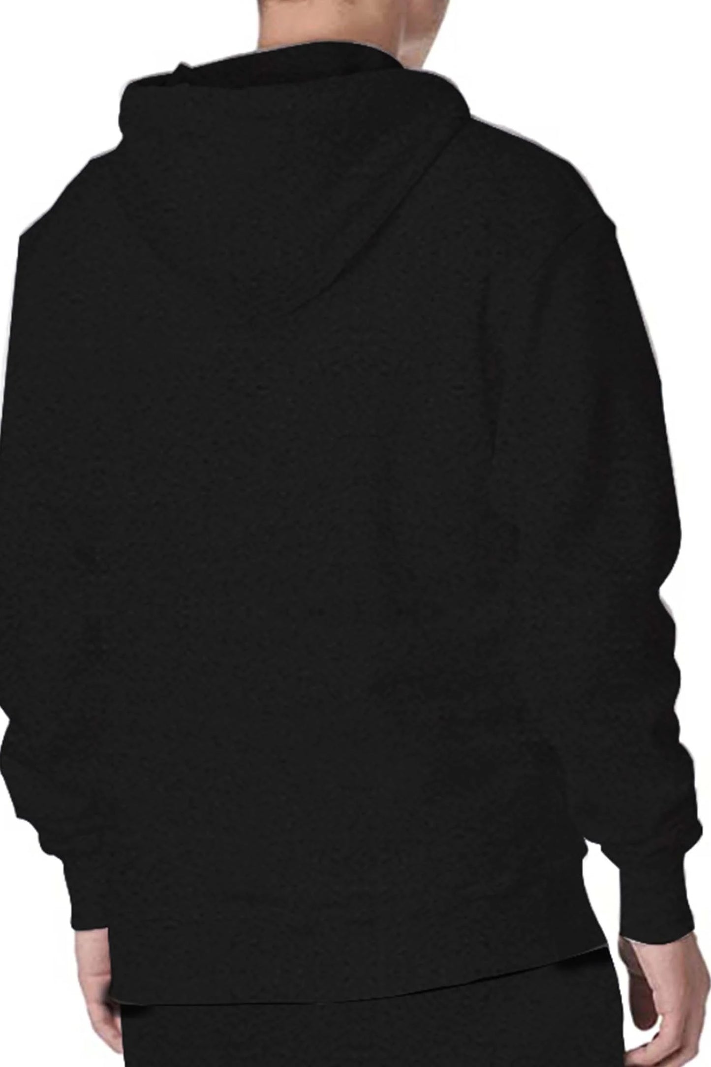 Men's Hood plain Style Black